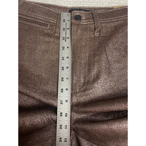 NWT MADEWELL JEANS PANTS 26 ROSEGOLD HOLIDAYS FESTIVE PREPPY CHRISTMAS - Picture 13 of 14